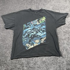 DC Comics Originals Shirt Mens 2XL Black Batman Comic Graphic Superhero Tee