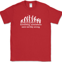 Something Somewhere Went Terribly Wrong T-Shirt Funny Nerd Computer Tee