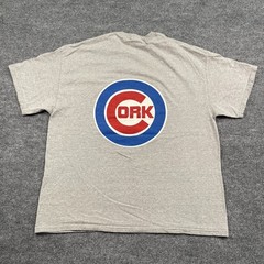 Vintage 2003 Sammy Sosa Cheater Cork Bat Shirt 2XL 25×29 Chicago Cubs