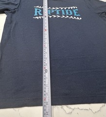 Rare HOMAGE RIPTIDE Baseball Navy Graphic Tee Men’s L – Soft Tri-Blend Retro