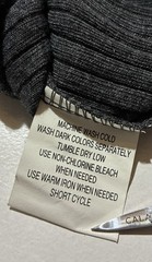 Ferruche Charcoal Ribbed Knit T Shirt Mens L Short Sleeve Cotton Blend