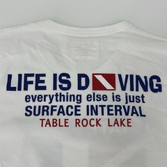 Table Rock Lake VTG Champion T-Shirt – State Park Dive Shop – Mens XL Tee – EUC