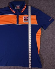 Red Bull KTM Factory Racing Blue and Orange Polo Shirt Men’s XL