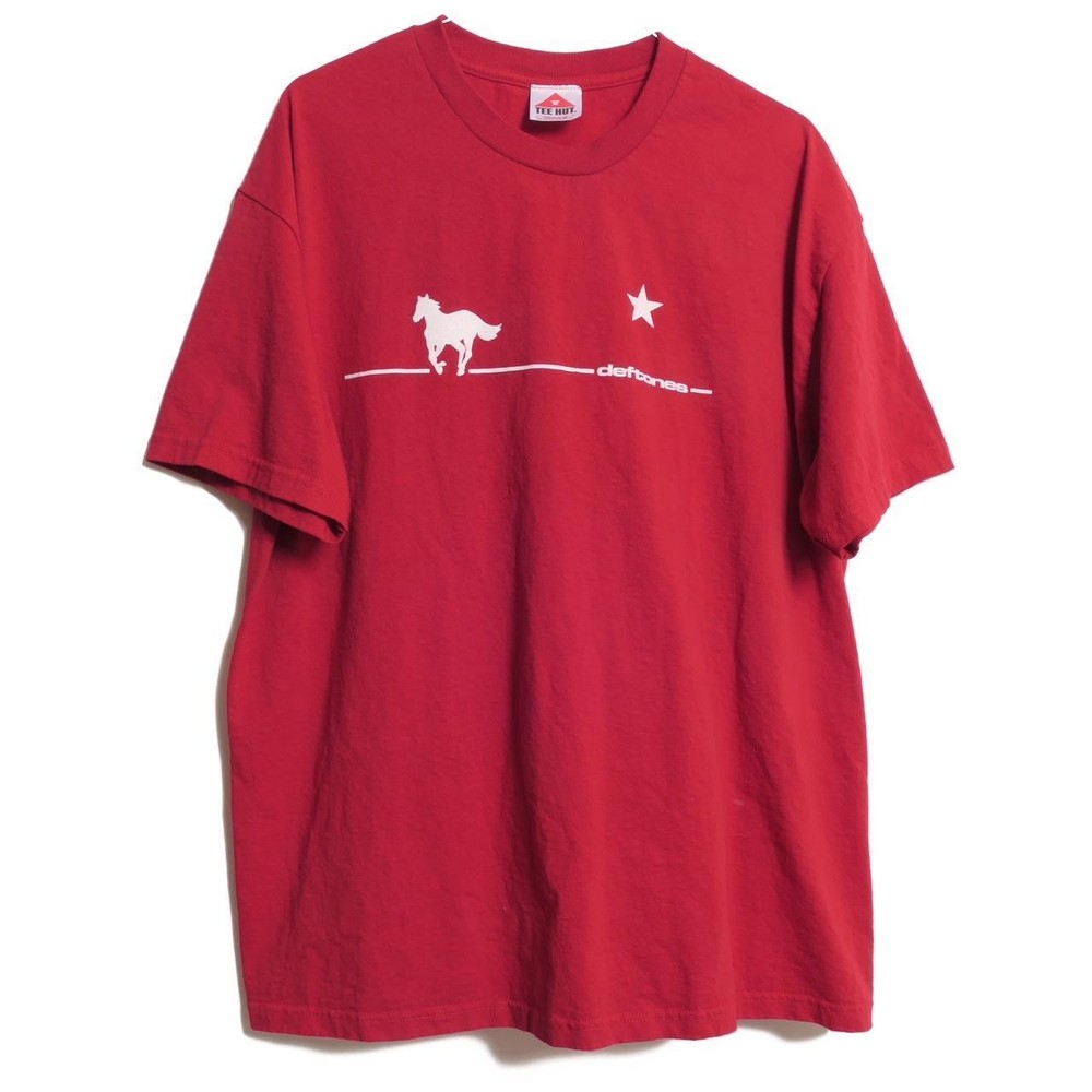 Deftone White Pony Band Rare T shirt short sleeve tee Men Women