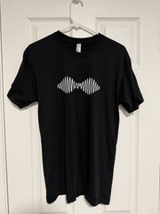 Arctic Monkeys Tour Shirt 2014 AM Album Tee Black Wave Graphic Size Medium