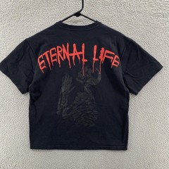 RawGear T Shirt Mens Small Black Eternal Life Graphic Gym Workout Streetwear