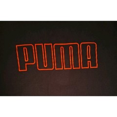 Puma Mens Clothing Short Sleeves Size XL Dark Navy Blue With Red Logo