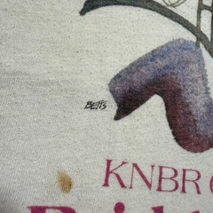 Vintage 80s 1984 Bridge To Bridge KNBR 65 City Sports Shirt Size Large