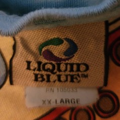 The Beatles 2005 Yellow Submarine Liquid Blue Music Band T-Shirt Men’s Size-2XL