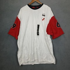 Sean John T Shirt Mens 2XL White Cotton Graphic Print 1969 Crew Neck Comfort