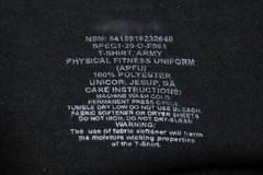 US Military Men’s APFU Long Sleeve Shirt Army Black and Gold PT Fitness Shirt