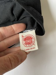 Non Stock Knitting Mills T-Shirt Men’s Large Black Made in USA Made Workwear