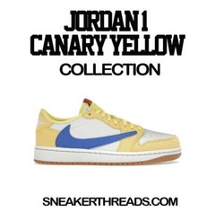 Sneaker Tees To Match Jordan 1 Canary Yellow Travis Scott – ST Cactus T-shirt