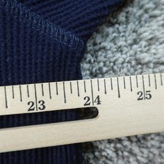Eddie Bauer Shirt Mens XL Blue Waffle Knit Thermal Crewneck Long Sleeve Outdoor
