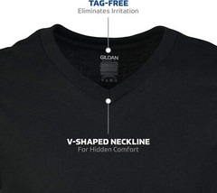 Men’S V-Neck T-Shirts, Multipack, Style G1103 Large