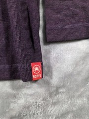 Agave Thermal Henley Shirt Plum Mens Long Sleeve Standard Fit Made in USA