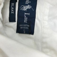 Ralph Lauren BLAKE Men’s Short Sleeve Button-Down Shirt White M Japan