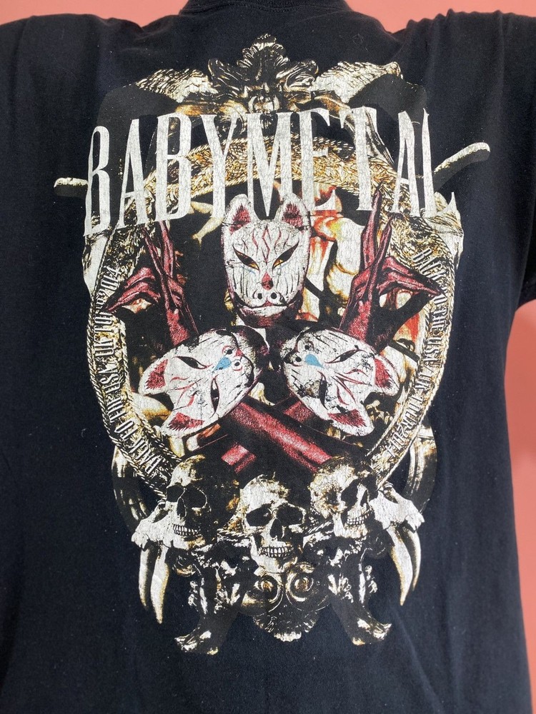 BABYMETAL JAPANESE HEAVY METAL BAND remake black shirt QT1310