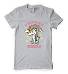 Unicorn Squad Mythical Rainbow Animal Personalised Unisex Adult T Shirt