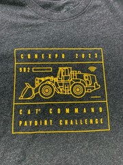 District Re-Tee T-shirt Mens XXL Charcoal Crew Neck