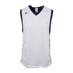 CHAMPION PERFORMANCE MENS V NECK ATHLETIC REVERSIBLE TANK WINE WHITE