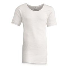 GERMAN MILITARY 100% COTTON WHITE T-SHIRT RIBBED KNIT NEW OLD STOCK MEDIUM – XL