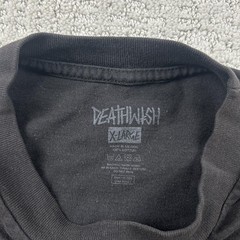 Deathwish Shirt Mens XL Black Logo Graphic Long Sleeve Tee Tagless Skateboard