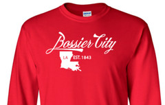 Bossier City Louisiana T-Shirt Long Sleeve Graphic tee