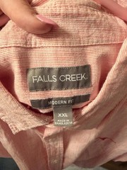 Falls Creek Men’s Button Up Short Sleeve Shirt