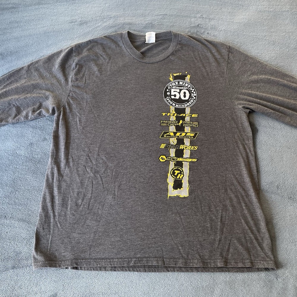BF Goodrich The Mint 400 6113 Long Sleeve Gray Light Weight Shirt Large