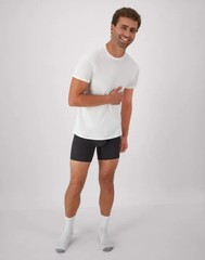 Hanes 2135P6 Mens White Crew Neck Undershirts Tagless Large 6 Pack
