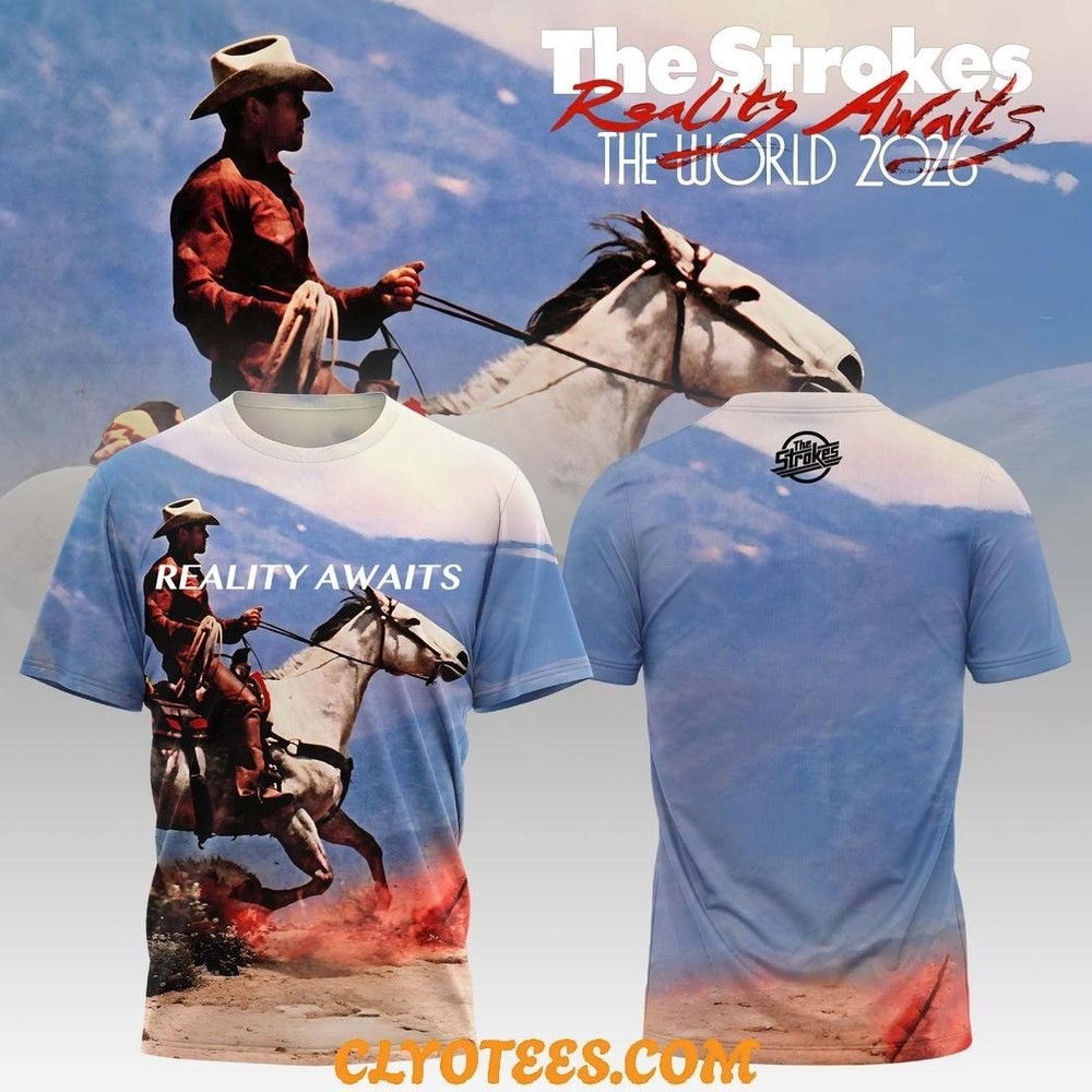 The Strokes Reality Awaits Cowboy 3D AOP Unisex Shirt All Size K745