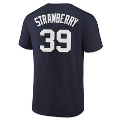 Darryl Strawberry T-Shirt New York Yankees Player Name & Number Soft Jersey Tee