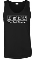 Father Element Table Funny Humor Dad Joke Science Fathers Day Gift Mens Tank