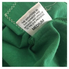 Retro Sport T-Shirt Men Half Sleeve Green 100% Cotton Made in USA Size M