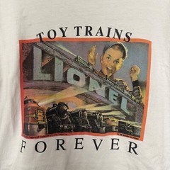 Vintage 90s Lionel Trains T Shirt Size XL Graphic