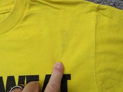 Nike “Don’t Sweat My Swag” T-Shirt Yellow Men’s Large Tee