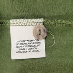 St Johns Bay Mens SZ L 46″ LS Henley Sueded Jersey Forest Green Ribbed Cuffs