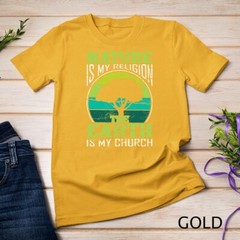 Native American Day Nature Is My Religion Earth Is My Church Unisex T-shirt