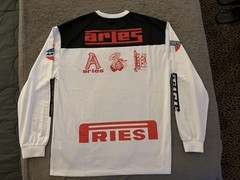 Aries Arise Airtex Moto Multi Graphic LS Mesh Tee Brand New XL Rare