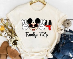 Disney Family Trip 2024 Mickey and Friends Shirt Unisex Adult Kid Shirt 800028