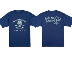 No Shoes Nation Navy Shirt T-Shirt HOT ITEM (navy), size S-5XL