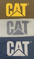 Caterpillar Relaxed Fit Short Sleeve T-Shirt Blue, Gray or Brown NWT