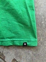 Vtg Y2K Hurley Grunge Skater Cyber T-Shirt Mens XL Green Affliction Style Tee
