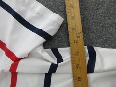 USA 2016 Ryder Cup Polo Shirt Mens XL White Golf RLX Ralph Lauren Stripe