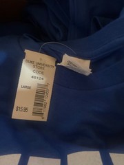 duke blue devils tshirt 3XL Delta 100% cotton preshrunk
