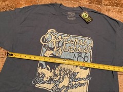 SPORTSMAN’S WAREHOUSE ELK GRAPHIC T-SHIRT ( MENS XL ) BLUE NWT