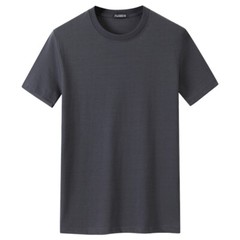 1Pcs 100%Cotton Crew Neck Short Sleeve Solid color T-Shirt 5XL