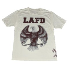 Travis Scott LAFD Tee L Cream Los Angeles Fire CA Wildfire Response NEW *spots