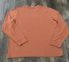 Eddie Bauer Shirt NWT Men’s XL Soft Lightweight Long Sleeve Crewneck T Orange